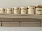 Set Emaille voorraadbussen, Ophalen of Verzenden