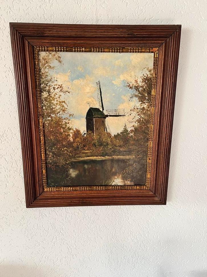 Frans Baaijens - Wissinksmöl in Buurserveen, Antiek en Kunst, Kunst | Schilderijen | Klassiek, Ophalen