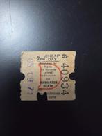 Vintage Treinkaartje Brighton naar Haywards Heath, Ophalen of Verzenden, Gebruikt, Overige typen