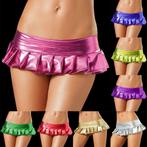 Mini rok metallic party (sexy wetlook rokje leren kort lak), Maat 38/40 (M), Overige kleuren, Verzenden, Nieuw