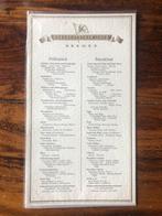 DUITS Menukaart restaurant S.S. Potsdam 1937, Verzenden, Gebruikt, Motorboot, Overige typen