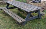Picknicktafel opknapper gratis, Tuin en Terras, Ophalen, Zo goed als nieuw, Rechthoekig, Hout