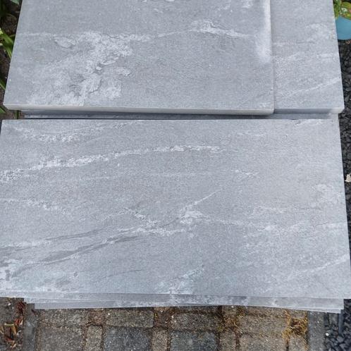 Keramische tuintegels. 80x40x3 cm dik.Grijs genuanceerd., Tuin en Terras, Tegels en Klinkers, Nieuw, Terrastegels, Keramiek, 10 m² of meer