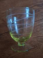 4 Ikea Pralin Citrine Glazen. Vintage., Glas of Glazen, Ophalen of Verzenden, Overige stijlen, Glas