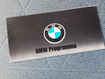 folder BMW programma 1988 - klein formaat - Nedelands beschikbaar voor biedingen