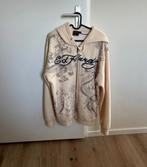 Ad Hardy x Urban Outfitters, Maat 52/54 (L), Ed hardy, Beige, Ophalen of Verzenden