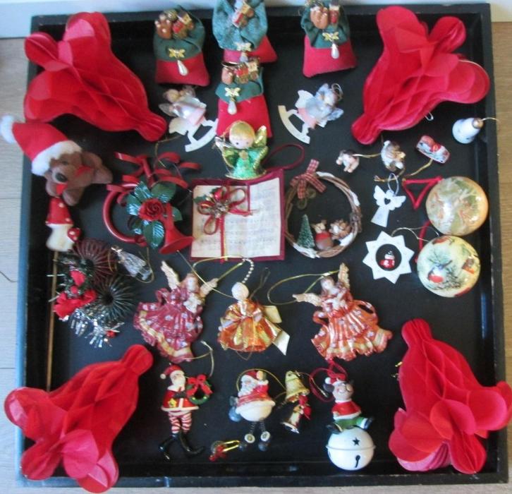 Verzameling Nostalgische Oude & Nieuwe Kersthangers, Diversen, Kerst, Zo goed als nieuw, Ophalen of Verzenden