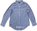 Blauw/wit geruite Ralph Lauren blouse maat 92 *NieuW*, Kinderen en Baby's, Kinderkleding | Maat 92, Meisje, Overhemd of Blouse