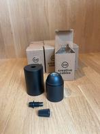 Fitting kit E27 metalen fitting zwart, Ophalen of Verzenden, Zo goed als nieuw, Zwart, Handen en Nagels