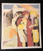 Originele kleurenlitho ERNST LEYDEN 1916, Ophalen