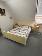 Slaapkamerbed en kast vintage, Huis en Inrichting, Slaapkamer | Complete slaapkamers, Ophalen, Gebruikt, Twijfelaar