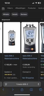 Gloednieuwe Testo 606-2 met testo hoesje, Doe-het-zelf en Verbouw, Ophalen of Verzenden, Nieuw