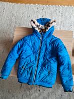 WE revirseble winterjas maat 134/140 blauw tijgerprint, Ophalen of Verzenden, Gebruikt, Meisje, Jas