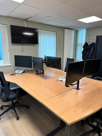 4x Bureau tafels