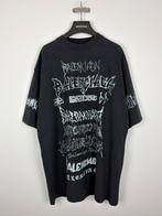 Balenciaga DIY Metal T-Shirt Zwart Oversized Maat M, Maat 48/50 (M), Zwart, Nieuw, Ophalen of Verzenden