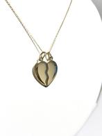 14 Karaat Gouden Hanger Breek Hart / Gedeeld Hart - 2,5 cm, Sieraden, Tassen en Uiterlijk, Kettinghangers, Onbekend, Ophalen of Verzenden
