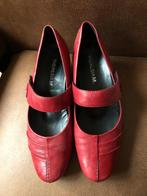 rood leren schoenen Theresia M - 37 - hak 4,5 cm, Kleding | Dames, Schoenen, Ophalen of Verzenden, Zo goed als nieuw, Theresia M.