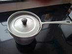 Aluminium pannetje met oude lepel - verzamelobject, Antiek en Kunst, Ophalen of Verzenden