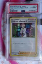 Pokemon Professor Research Holo  Sword & Shield 2020 PSA 10, Ophalen of Verzenden, Nieuw, Losse kaart, Foil