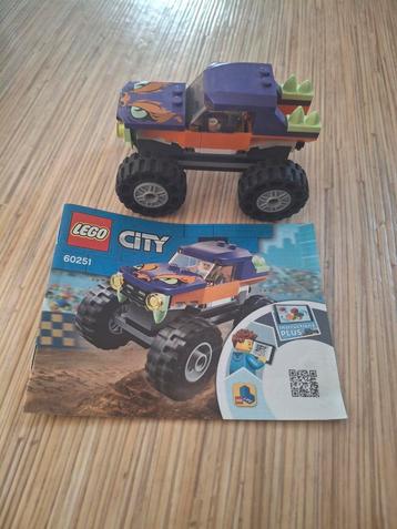 Lego monster truck 60251 compleet met boekje zgan beschikbaar voor biedingen
