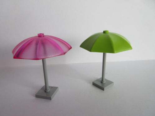 nr. 1240, 2 Parasols met voet, 4094 Verzenden is mogelijk, Kinderen en Baby's, Speelgoed | Duplo en Lego, Zo goed als nieuw, Lego