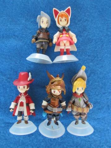 Final Fantasy 3 figuur Red+White mage, Luneth, Refia, Knight beschikbaar voor biedingen