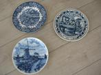 2 St Delfts blauwe wand borden verschil afm vanaf €10.00., Antiek en Kunst, Antiek | Wandborden en Tegels, Ophalen of Verzenden