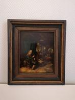 Antiek schilderij op paneel, Ophalen