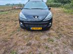 Peugeot 207 1.6 16V SW Outdoor 2011 Zwart Nieuwe apk, Auto's, Voorwielaandrijving, Zwart, 4 cilinders, Zwart
