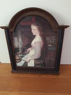 'Het Keukenmeisje' Mathijs Maris prent, Minder dan 50 cm, Gebruikt, 50 tot 75 cm, Ophalen of Verzenden