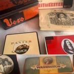 Sigaren blikjes uit vervlogen tijden Vintage, Verzamelen, Rookartikelen, Aanstekers en Luciferdoosjes, Tabaksdoos of Verpakking