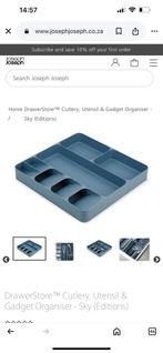 Joseph Joseph Home Drawer Cutlery, Utensil Organiser - Sky, Ophalen of Verzenden, Zo goed als nieuw