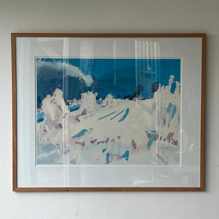 Koppermaandag prent 1999 Jan van der Zee De Ploeg Ongering, Antiek en Kunst, Kunst | Litho's en Zeefdrukken, Ophalen of Verzenden