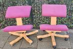 2x stokke varier wing roze, Huis en Inrichting, Bureaustoelen, Ophalen of Verzenden, Gebruikt, Roze