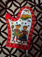 Vintage Keuken Handschoen met Spreuk, Kinderen en Baby's, Kindermode-accessoires, Ophalen of Verzenden, Gebruikt, Vintage