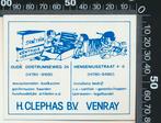 Sticker: Clephas Sanitair Centrale Verwarming - Venray, Ophalen of Verzenden, Zo goed als nieuw, Bedrijf of Vereniging