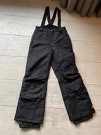 Zwarte ski broek skibroek mt 134 140 met afneembare bretels, Ophalen of Verzenden, Gebruikt, Jongen of Meisje, Broek