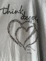 Nieuw t-shirt met opdruk maat 52/54, Ophalen of Verzenden, Nieuw, Grijs, Shirt of Top