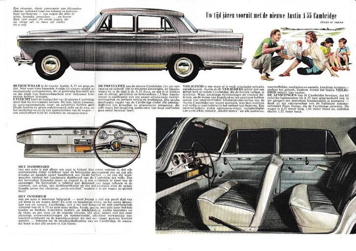 Austin A40 en Austin A55 Cambridge, 1960, Boeken, Auto's | Folders en Tijdschriften, Gelezen, Overige merken, Ophalen of Verzenden