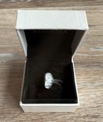 Witte pandora bubble zig zag murano, uitstekende staat, Pandora, Ophalen of Verzenden, Zo goed als nieuw, 1 bedel