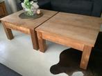 houten salontafel bijzettafel teak teakhout 90x90cm vierkant, Ophalen, 50 tot 100 cm, Minder dan 50 cm, Vierkant