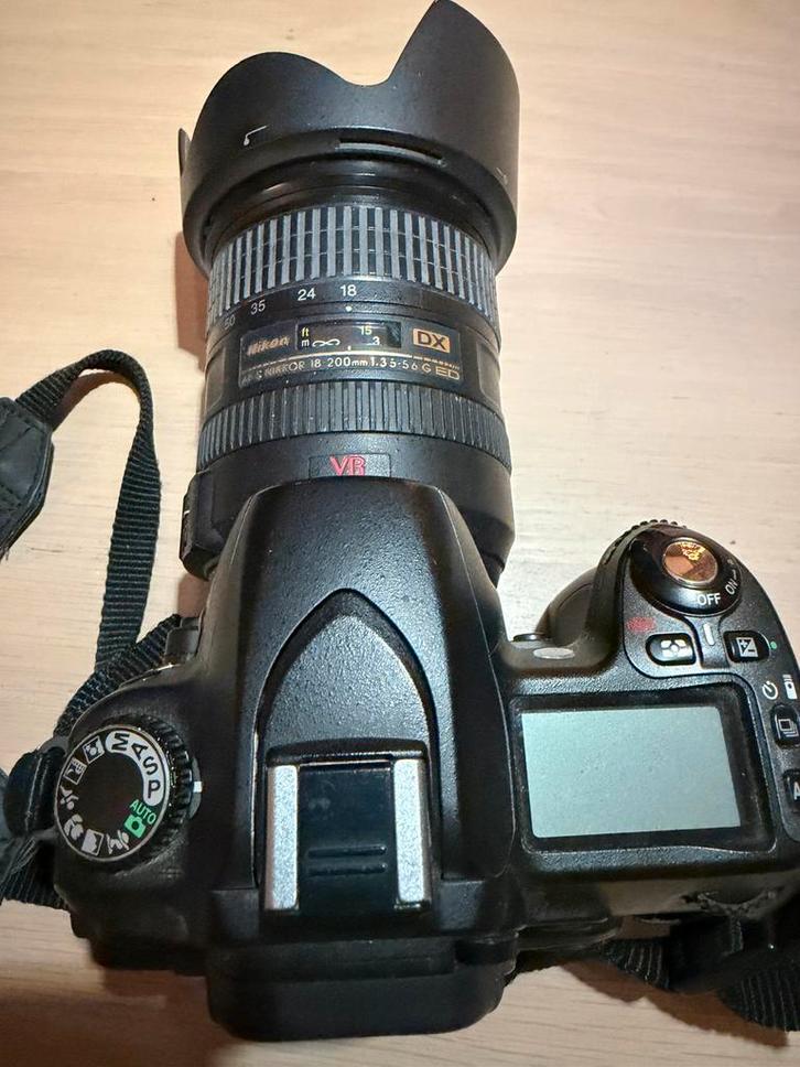 Nikon D80 spiegereflexcamera met objectief en tas, Audio, Tv en Foto, Fotocamera's Digitaal, Gebruikt, Spiegelreflex, Nikon, 8 keer of meer