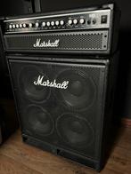 Marshall MB450H basversterker top + Marshall MBC410 cabinet, Muziek en Instrumenten, Versterkers | Bas en Gitaar, Gebruikt, 100 watt of meer