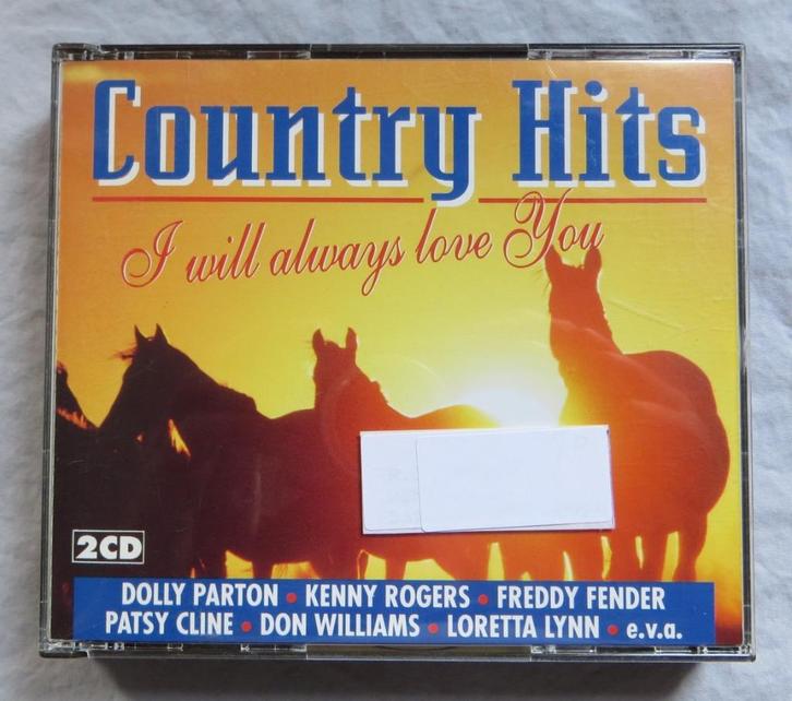 2CD - Country Hits - I will always love you (40 tracks), Cd's en Dvd's, Cd's | Country en Western, Ophalen of Verzenden