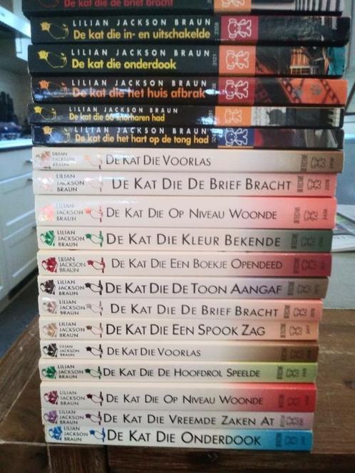 De kat die Boekjes van Lilian Jackson Braun, Boeken, Detectives, Zo goed als nieuw, Ophalen of Verzenden