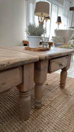 twee salontafels met lade, Antiek en Kunst, Antiek | Meubels | Tafels, Ophalen
