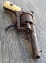 Antieke Pistool Revolver Penvuur Zwartkruit Mogelijk Luiks, Nvt., Overige gebieden, Overige typen, Overige soorten