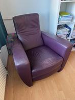 Fauteuil gratis af te halen, Huis en Inrichting, Fauteuils, Ophalen, Gebruikt, 50 tot 75 cm, Leer
