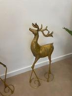 Goud hertenbeeld, Antiek en Kunst, Antiek | Koper en Brons, Ophalen, Brons