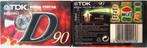 TDK Cassettes, Overige genres, Nieuw in verpakking, Onbespeeld, Verzenden